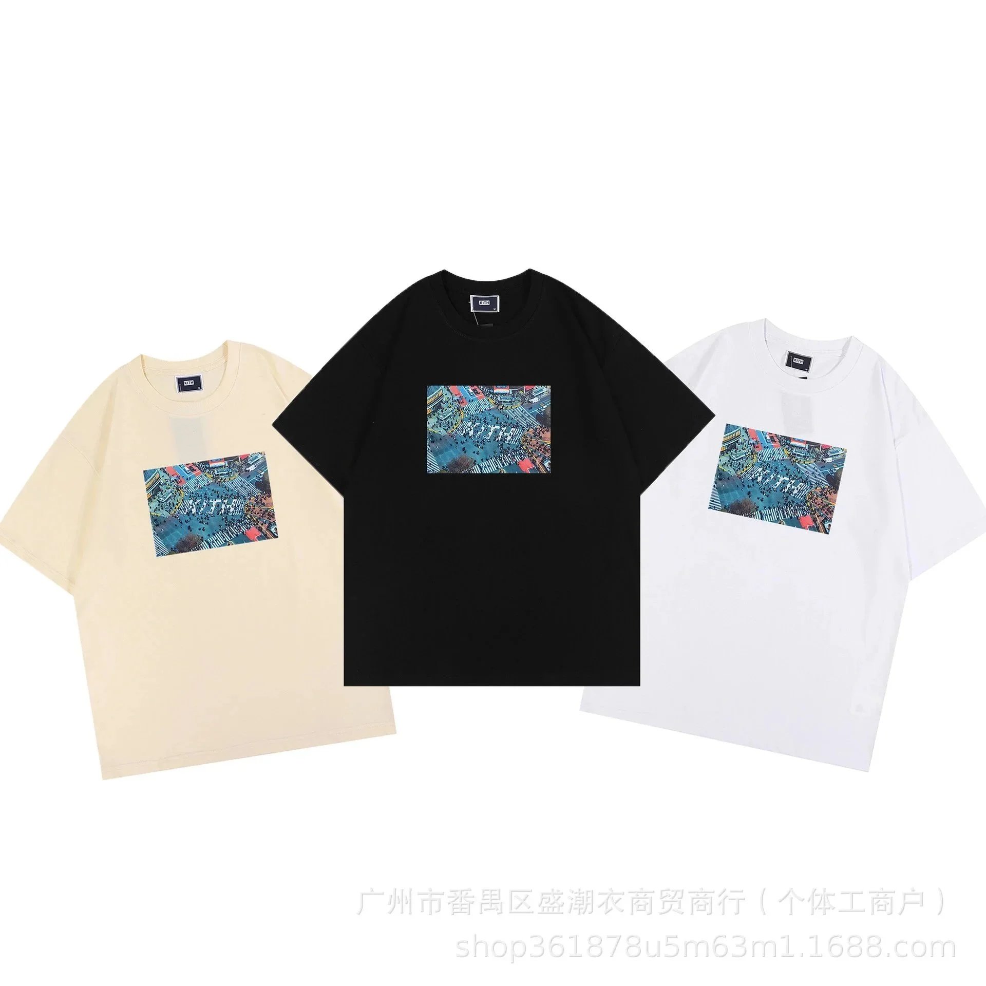 KITH x TAG Heuer Formula 1 Wave Print Black T-Shirt - 3