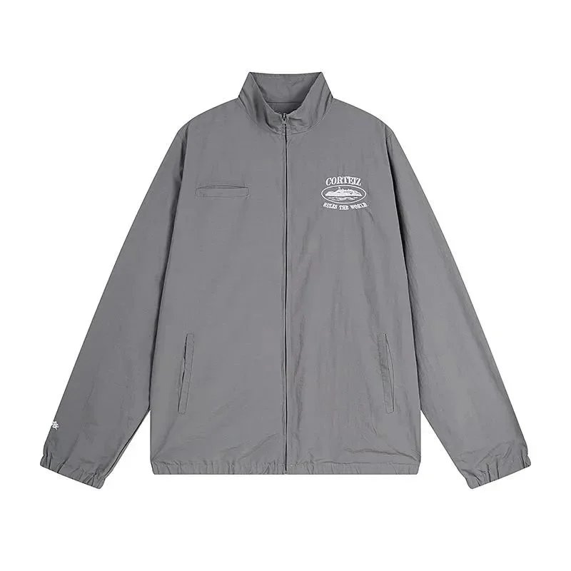 Corteiz Track Jacket Brown Outerwear - 11