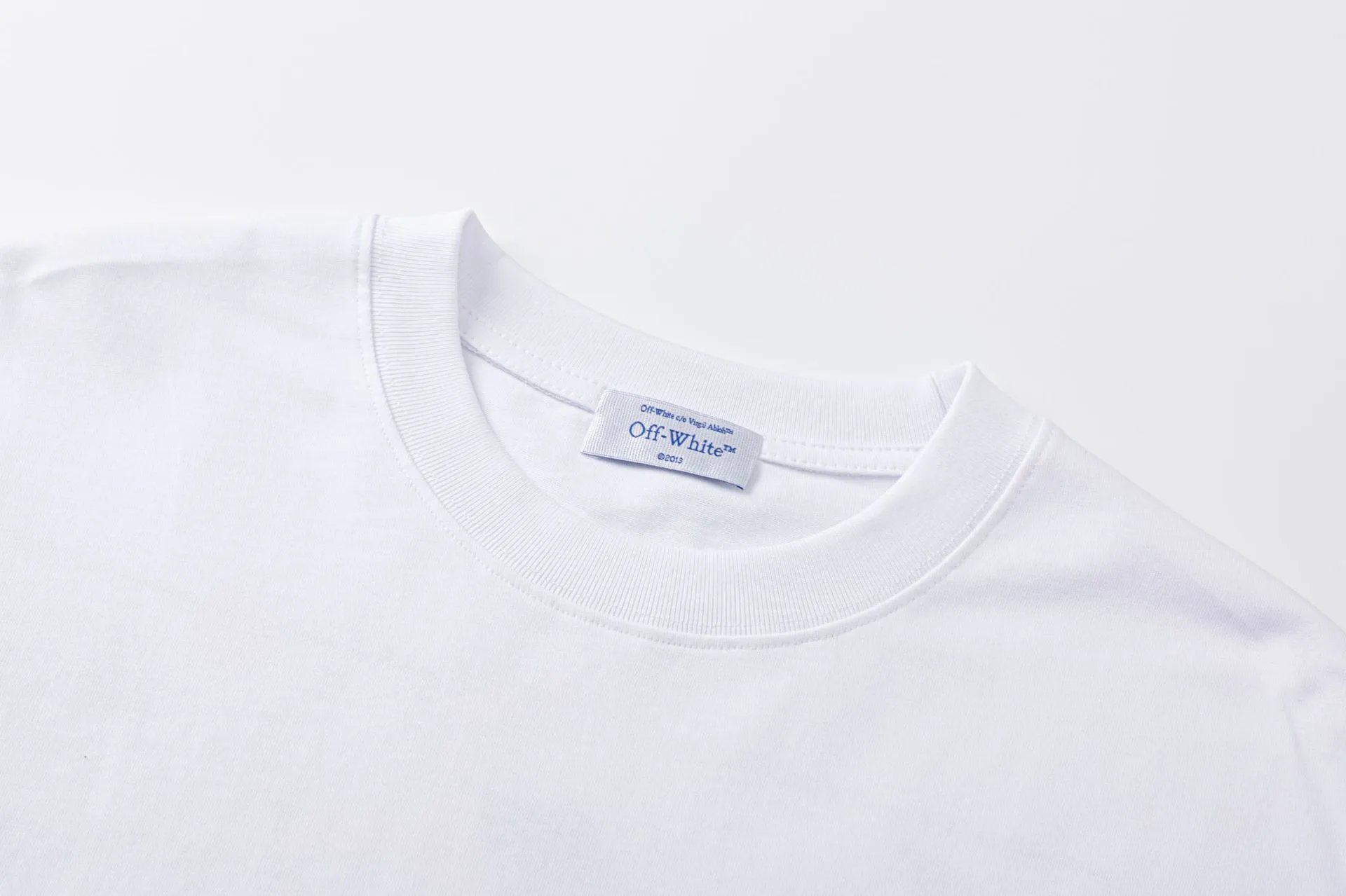 Off-White Angel Car Print White T-Shirt - 4