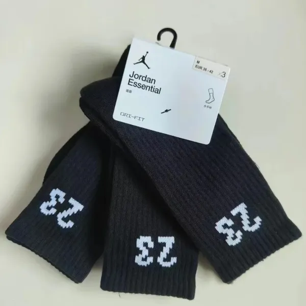Air Jordan Everyday Crew Socks Beige Purple Brown Socks - 10