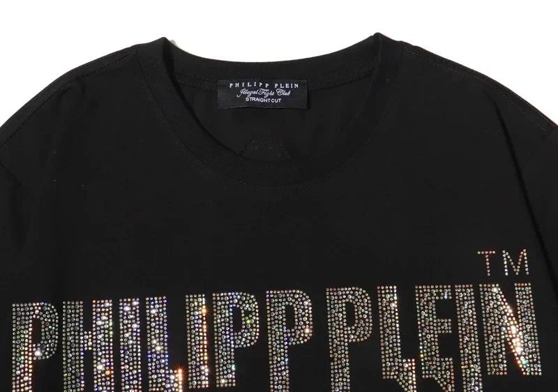 Philipp Plein Logo-Embossed Black T-Shirt - 10