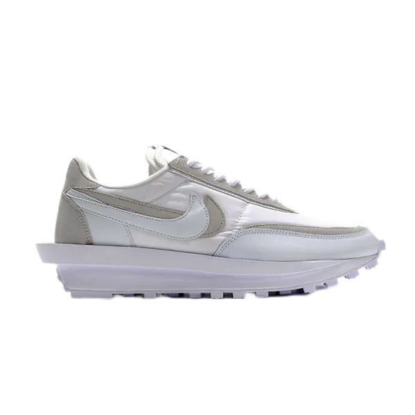 Nike x Sacai VaporWaffle White/Gray Sneakers - 1