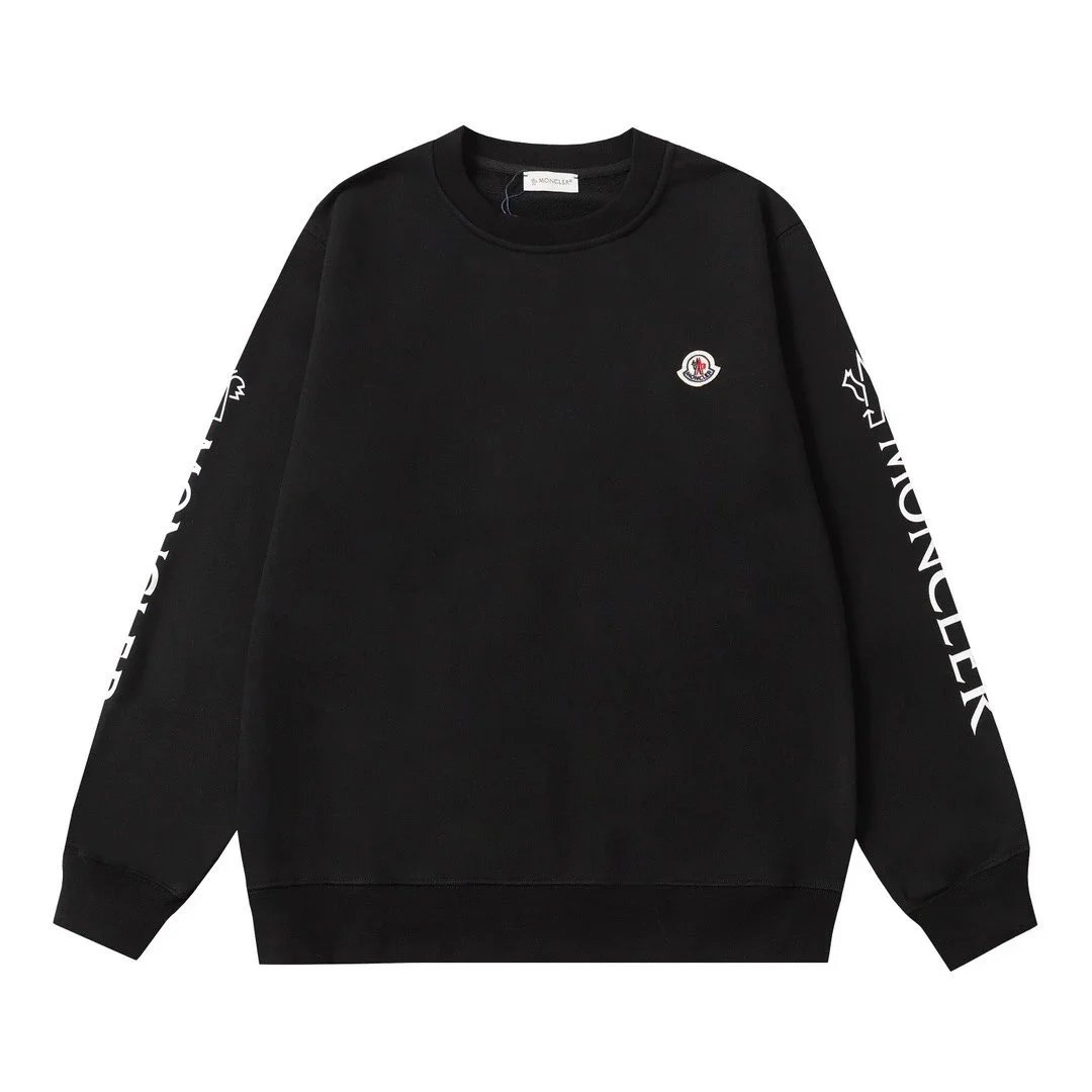 Moncler Black Long Sleeve Sweatshirt