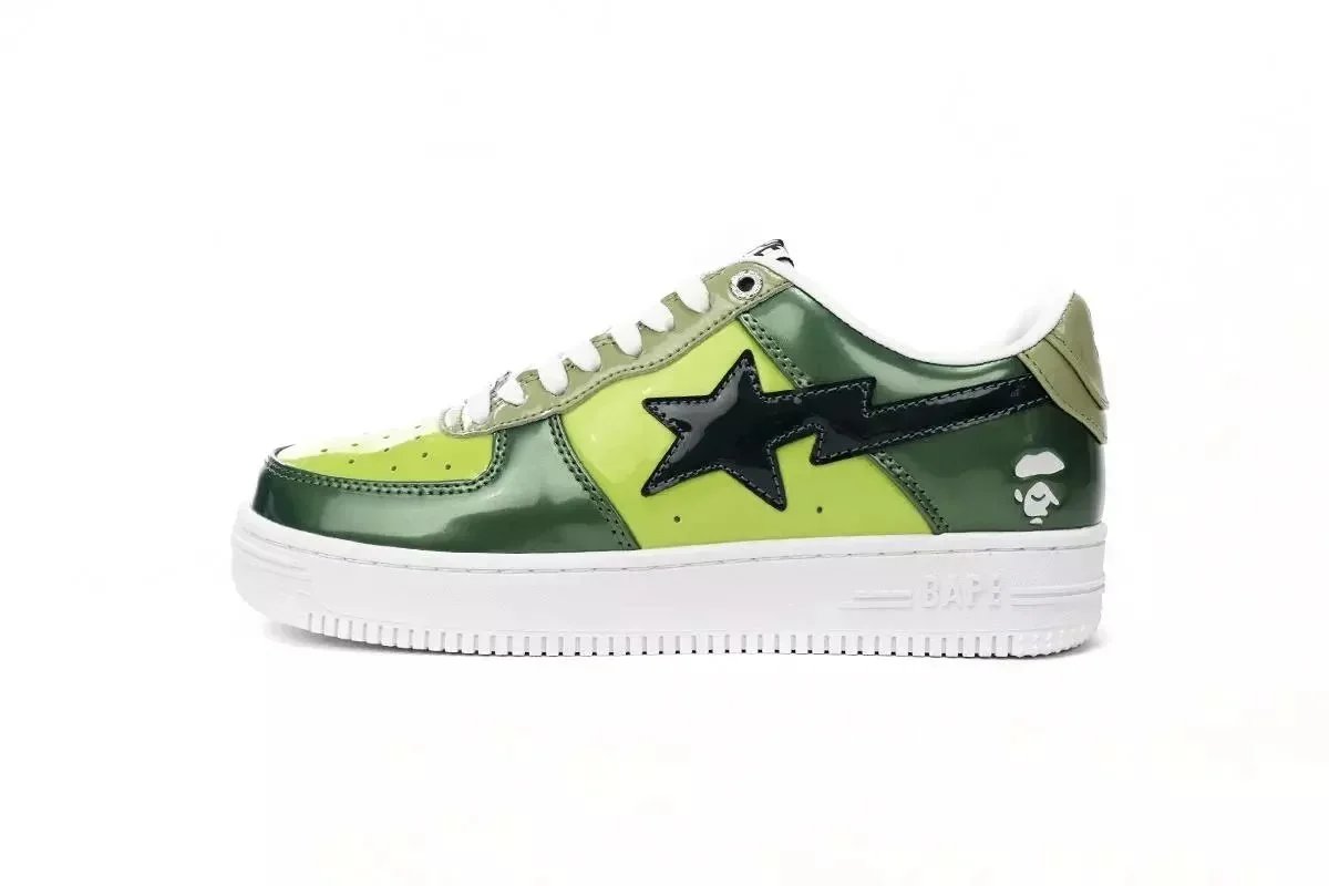 A Bathing Ape Sneakers BAPE STA low-top — Olive Color Combo