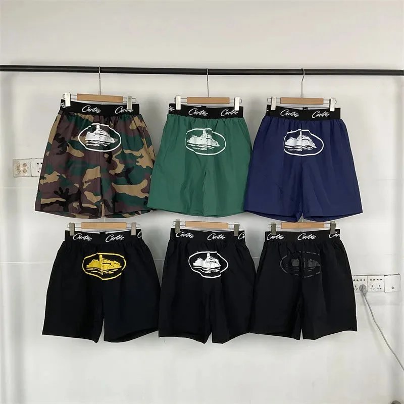 Carlie Camouflage and Solid Color Shorts