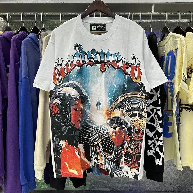Godspeed Manifested In MMXIII Graphic T-Shirt Beige - 11