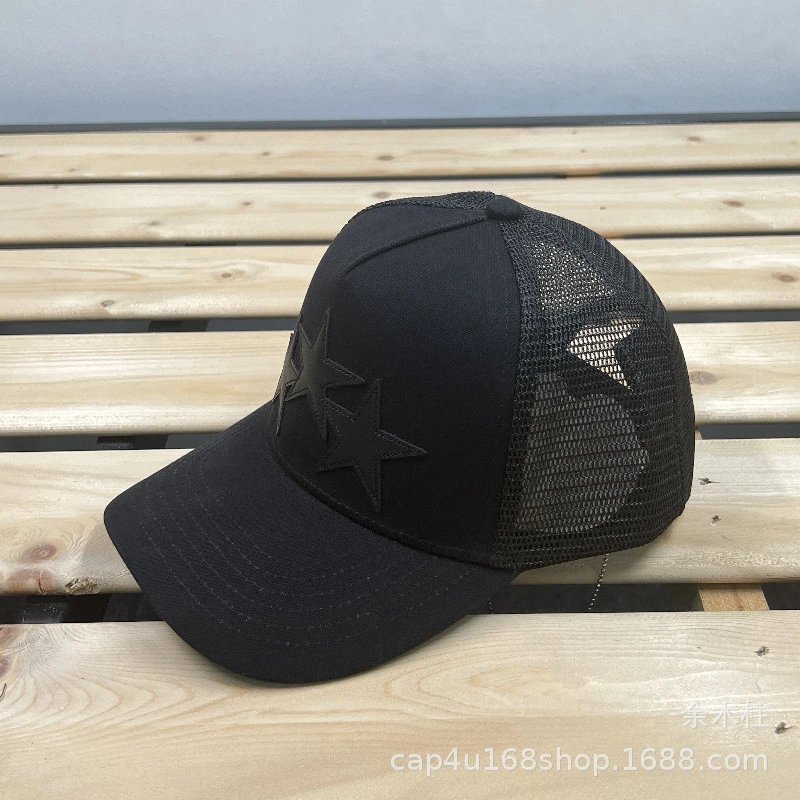 AMI Paris Logo Embroidered Two-Tone Baseball Cap - 39