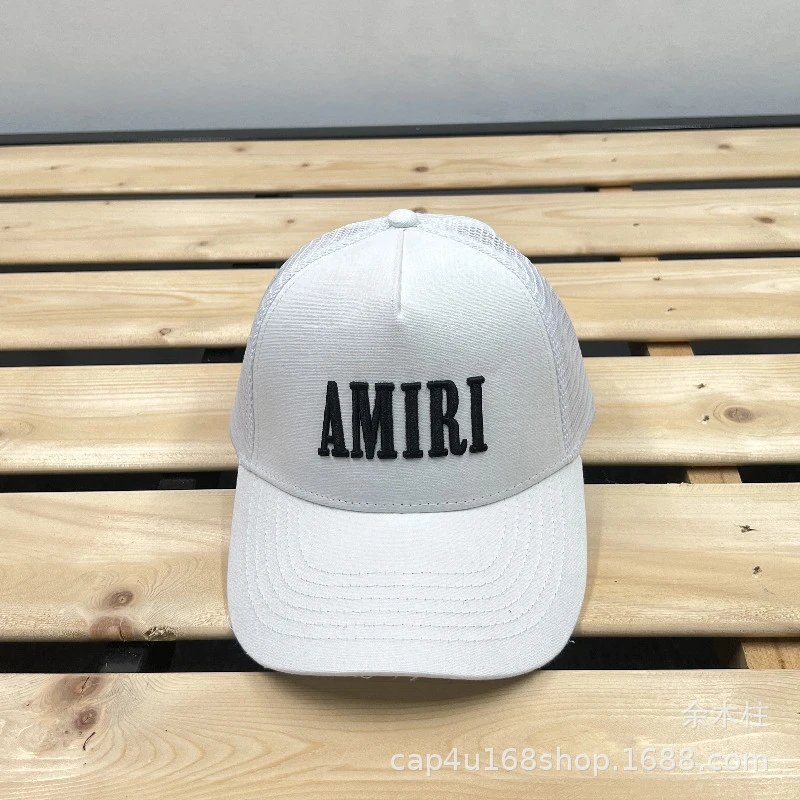 AMI Paris Logo Embroidered Two-Tone Baseball Cap - 46