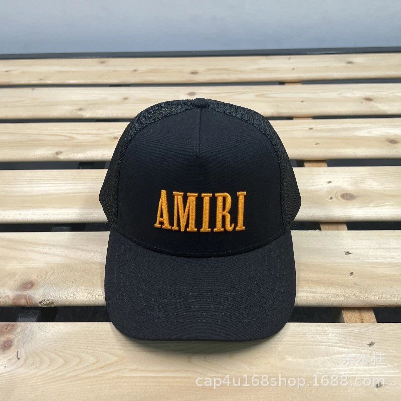 AMI Paris Logo Embroidered Two-Tone Baseball Cap - 54