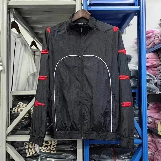 Unbranded Jackets Zip-Front Track Jacket with Contrast Piping product detail image 5