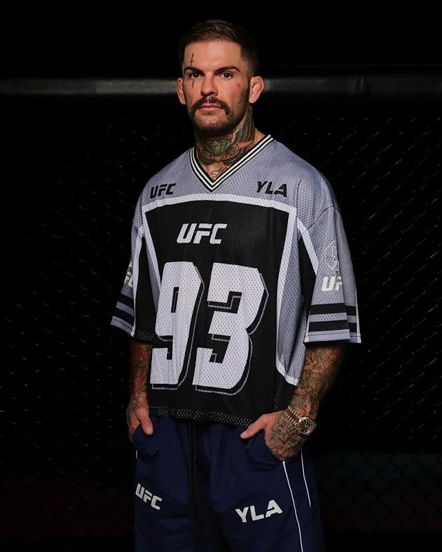 YoungLA T-Shirts UFC 93 Mesh V-Neck Jersey product detail image 5