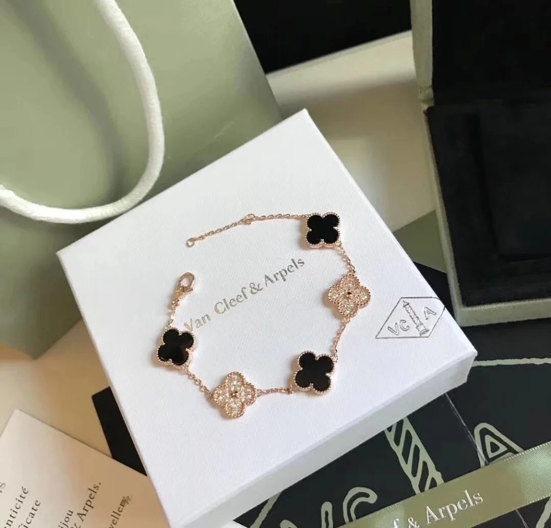 Van Cleef & Arpels Alhambra Double Motif Drop Earrings Red and Tiger's Eye Gold Earrings - 9