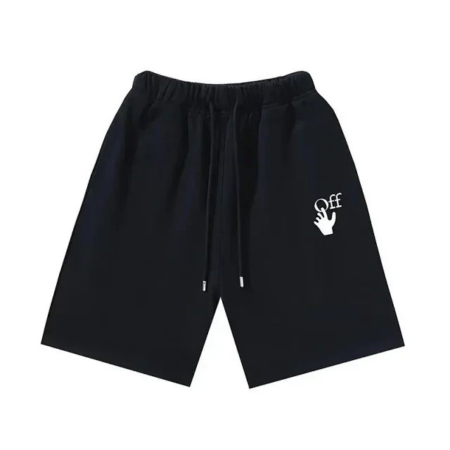 Off-White Shorts Elastic-waist drawstring graphic product detail image 10