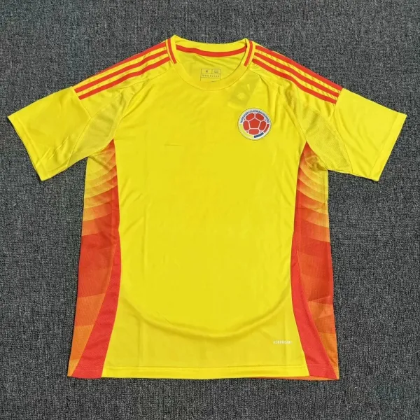 Adidas Colombia National Team 2024 Away Jersey Yellow/Red - 1