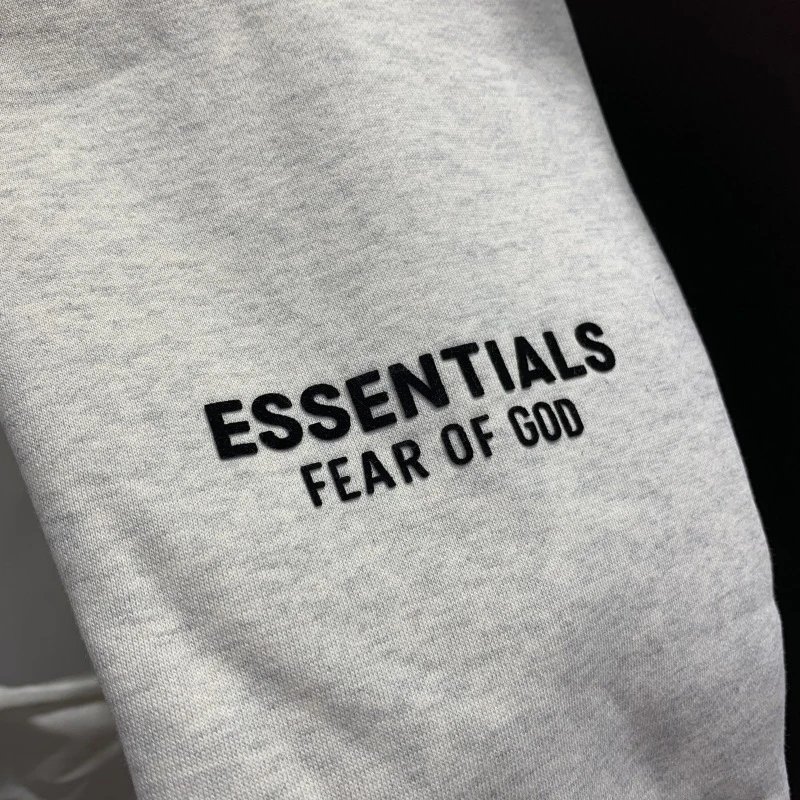 Fear of God Essentials Logo Sweatpants Gray - 23
