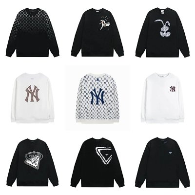 Luxury Brand Logo-Print Crewneck Sweatshirts [40 styles]