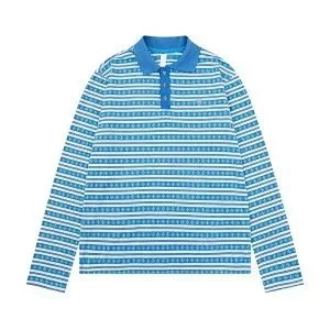 Unbranded Knitwear Long-Sleeve Patterned Polo Knit product detail image 4