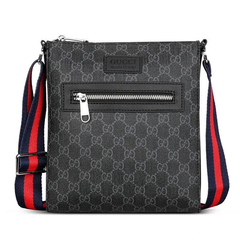 Gucci Black Monogram Crossbody Bag