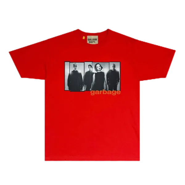 Gallery Dept x Garbage Band Photo Print Beige T-Shirt - 10
