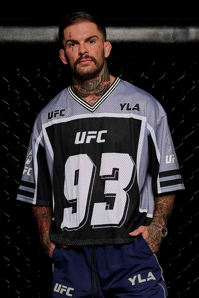 YoungLA T-Shirts UFC 93 Mesh V-Neck Jersey product detail image 4