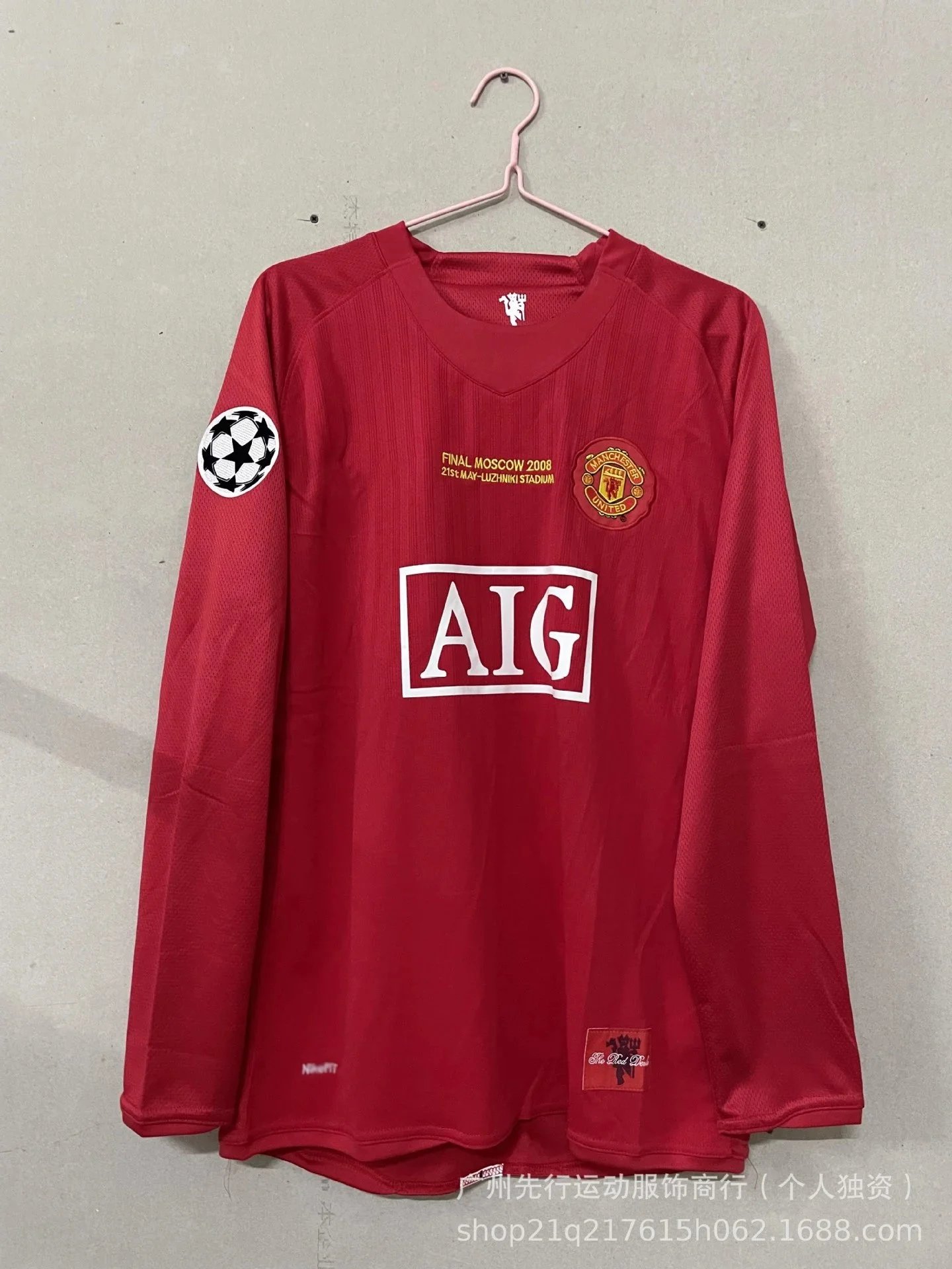 长袖#0708/红魔欧冠版+臂章