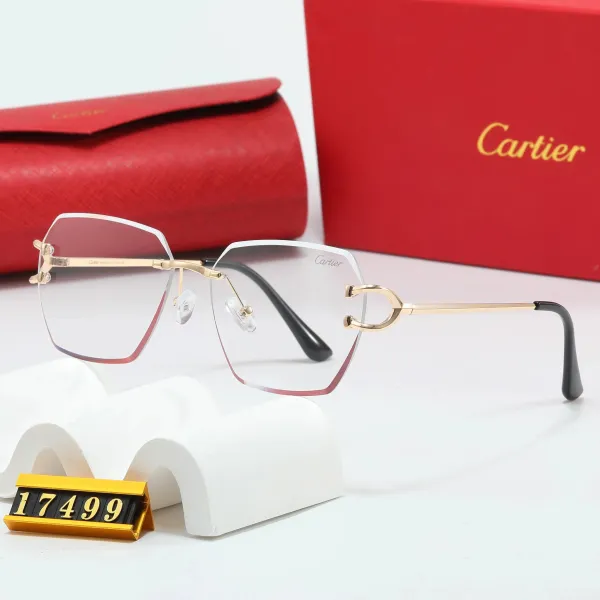 Cartier C de Cartier Rimless Optical Glasses Gold Frame - 1