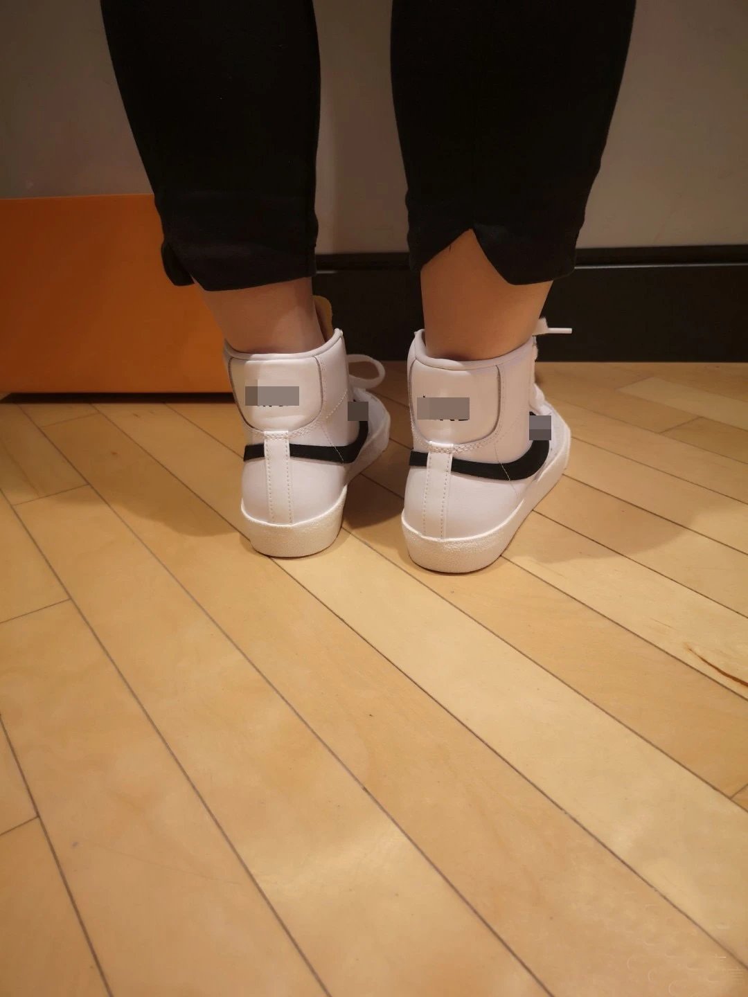 Nike Blazer Mid '77 Black White Sneakers - 7