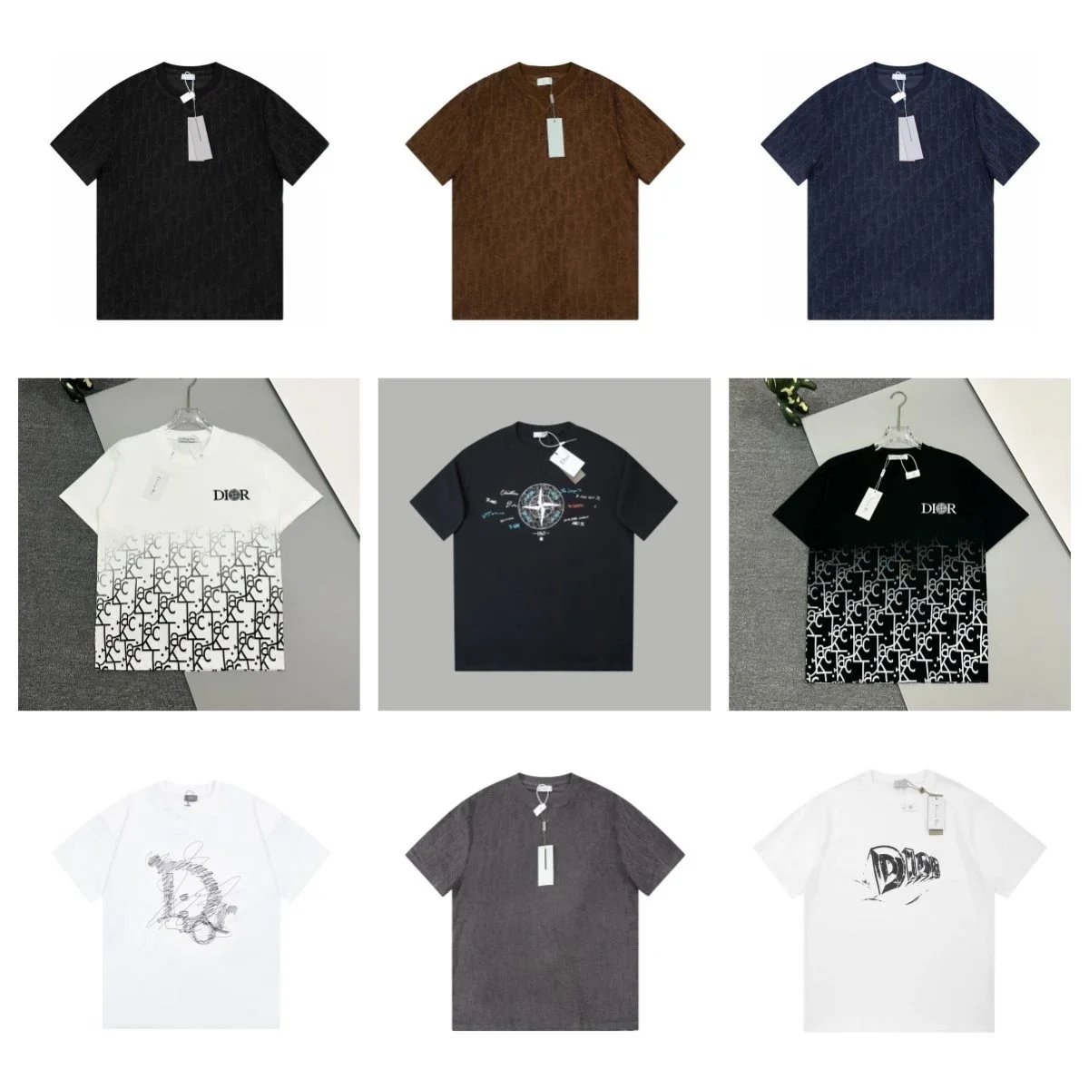 Dior Black Short Sleeve T-Shirt