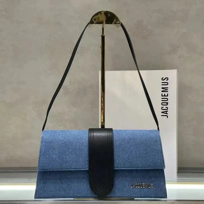 Jacquemus Le Chiquito Denim Blue Shoulder Bag - 4