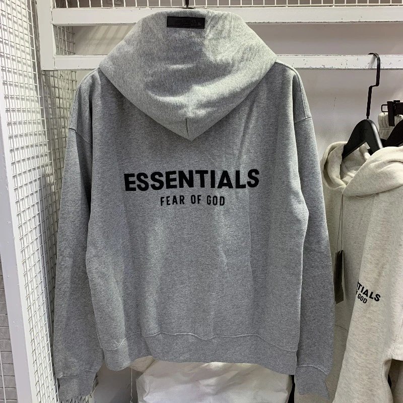 Fear of God Essentials Logo Sweatpants Gray - 13