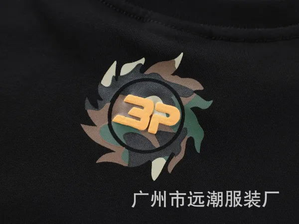 Broken Planet Camo Print Black T-Shirt - 15