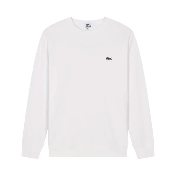 Lacoste Classic Crewneck Sweatshirt White - 11
