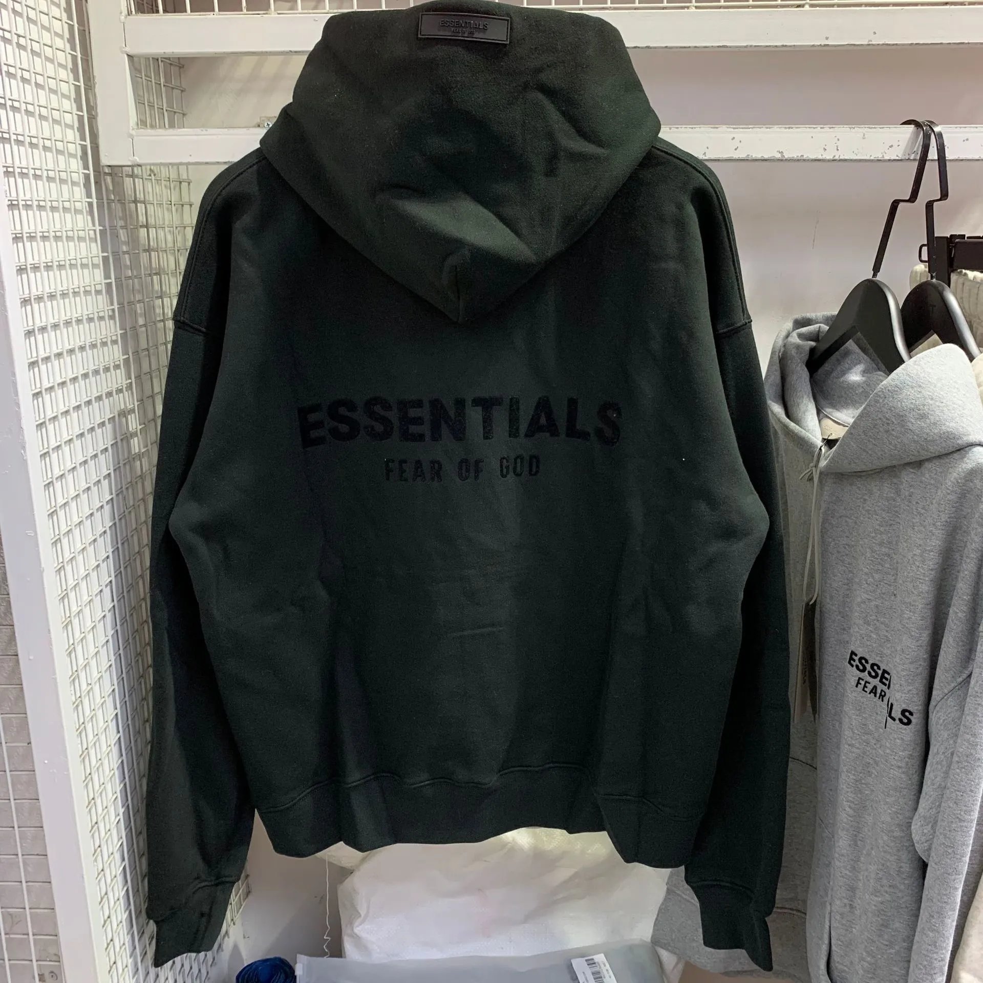 Fear of God Essentials Logo Sweatpants Gray - 9