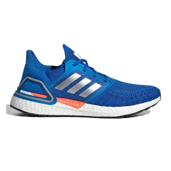 Adidas Ultraboost 20 Blue Orange Running Shoes - 1
