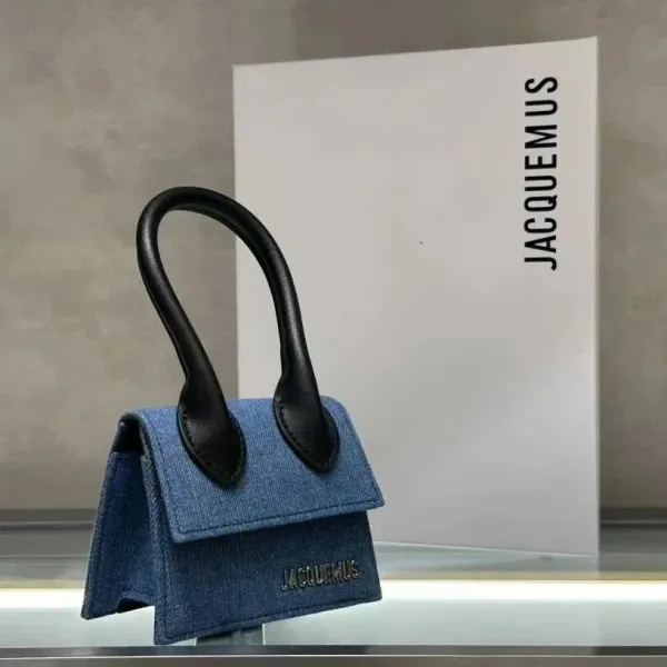Jacquemus Le Chiquito Denim Blue Shoulder Bag - 7