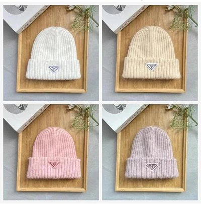 Prada Re-Nylon Ribbed Beanie [34 styles]