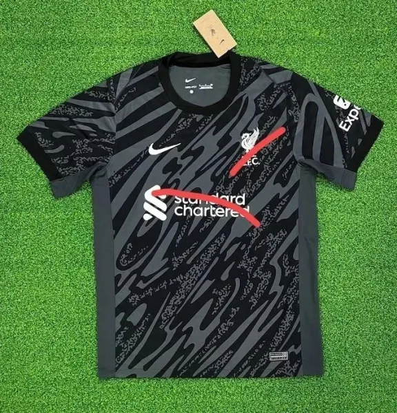Nike Liverpool FC 2023-24 Third Jersey Black Camo - 1