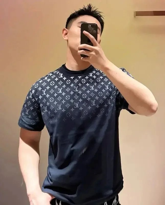 Louis Vuitton Monogram Icons T-Shirt Charcoal Gray T-Shirt - 7