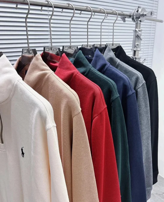 Polo Ralph Lauren Hoodies & Sweatshirts Quarter-Zip Mock-Neck Sweatshirt with Embroidered Pony product detail image 4