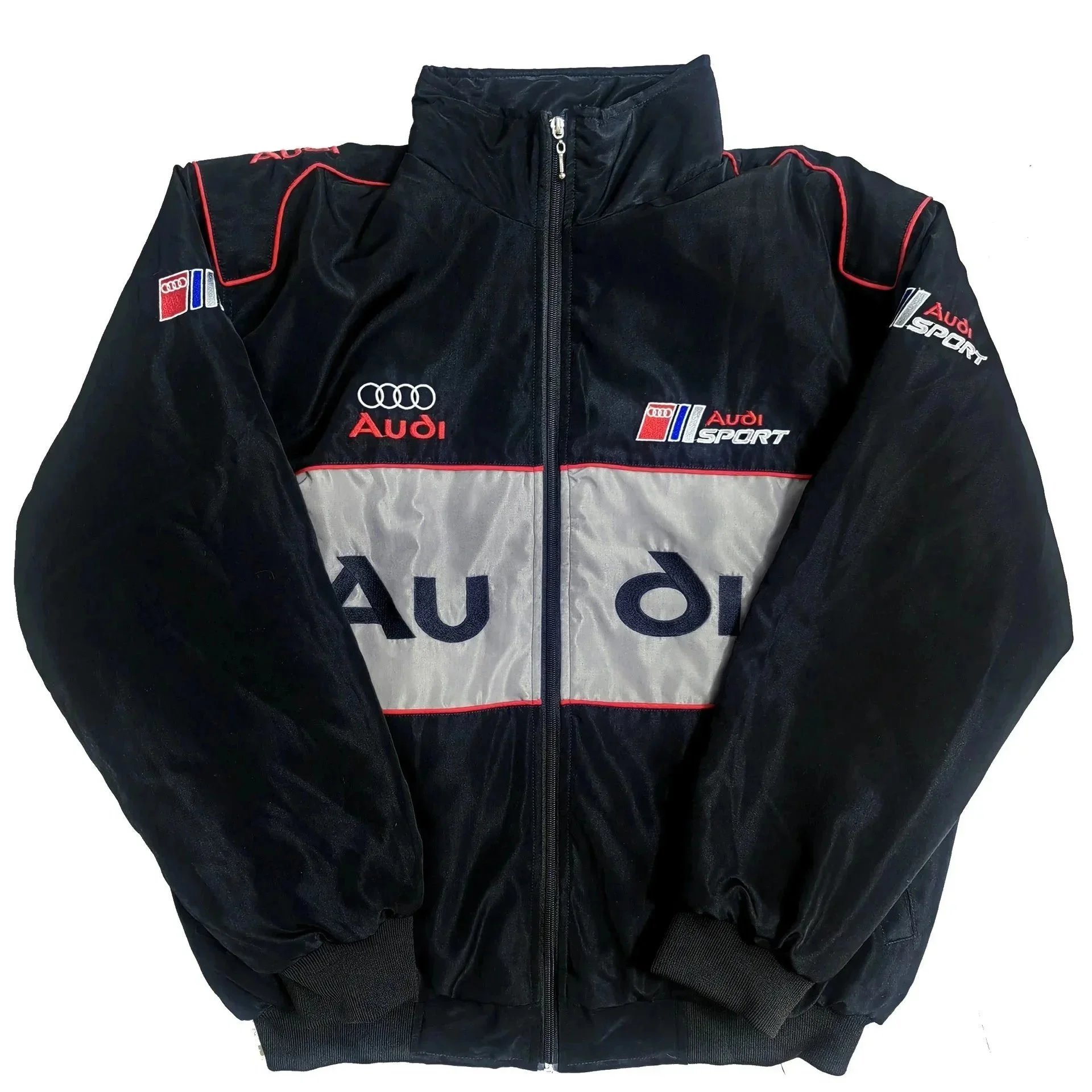 Puma x Scuderia Ferrari F1 Racing Jacket Black White Red - 10
