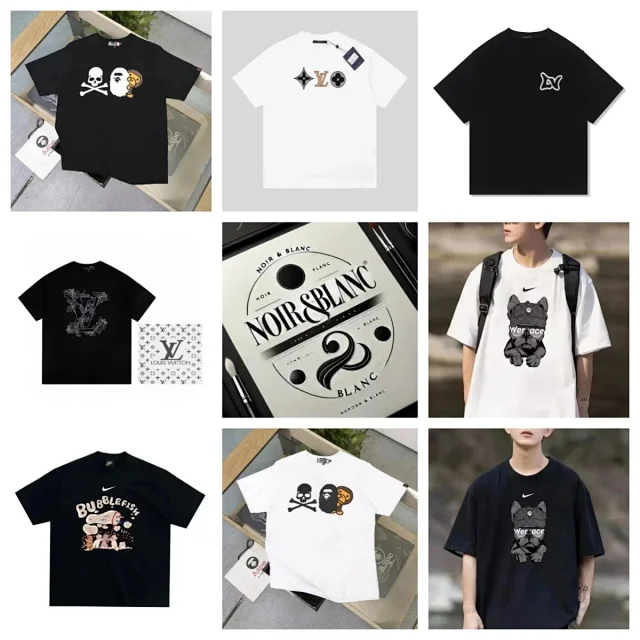 Louis Vuitton T-Shirts Short-Sleeve Graphic T-Shirt product detail image 1