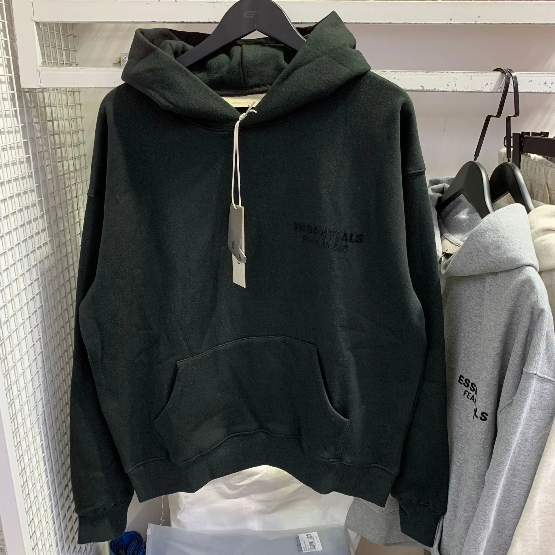 Fear of God Essentials Logo Sweatpants Gray - 8