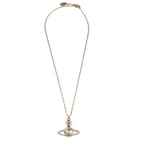 Vivienne Westwood Orb Star Pendant Necklace Gold Multicolor - 2