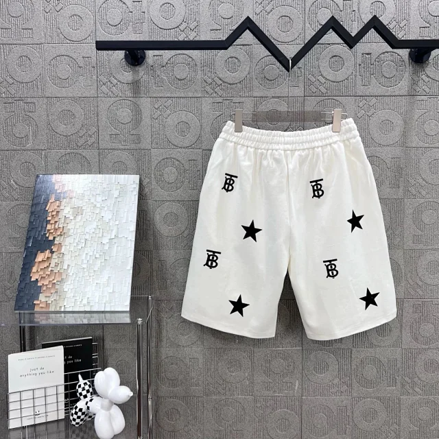 Burberry Shorts TB Monogram and Star Print Drawstring product detail image 1