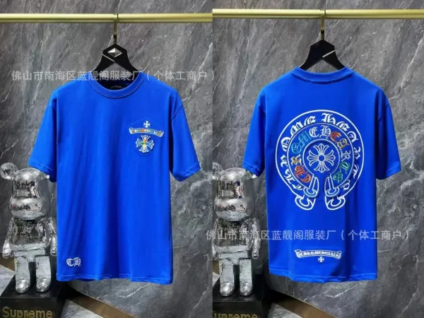 Chrome Hearts x Supreme Blue Graphic T-Shirt - 1