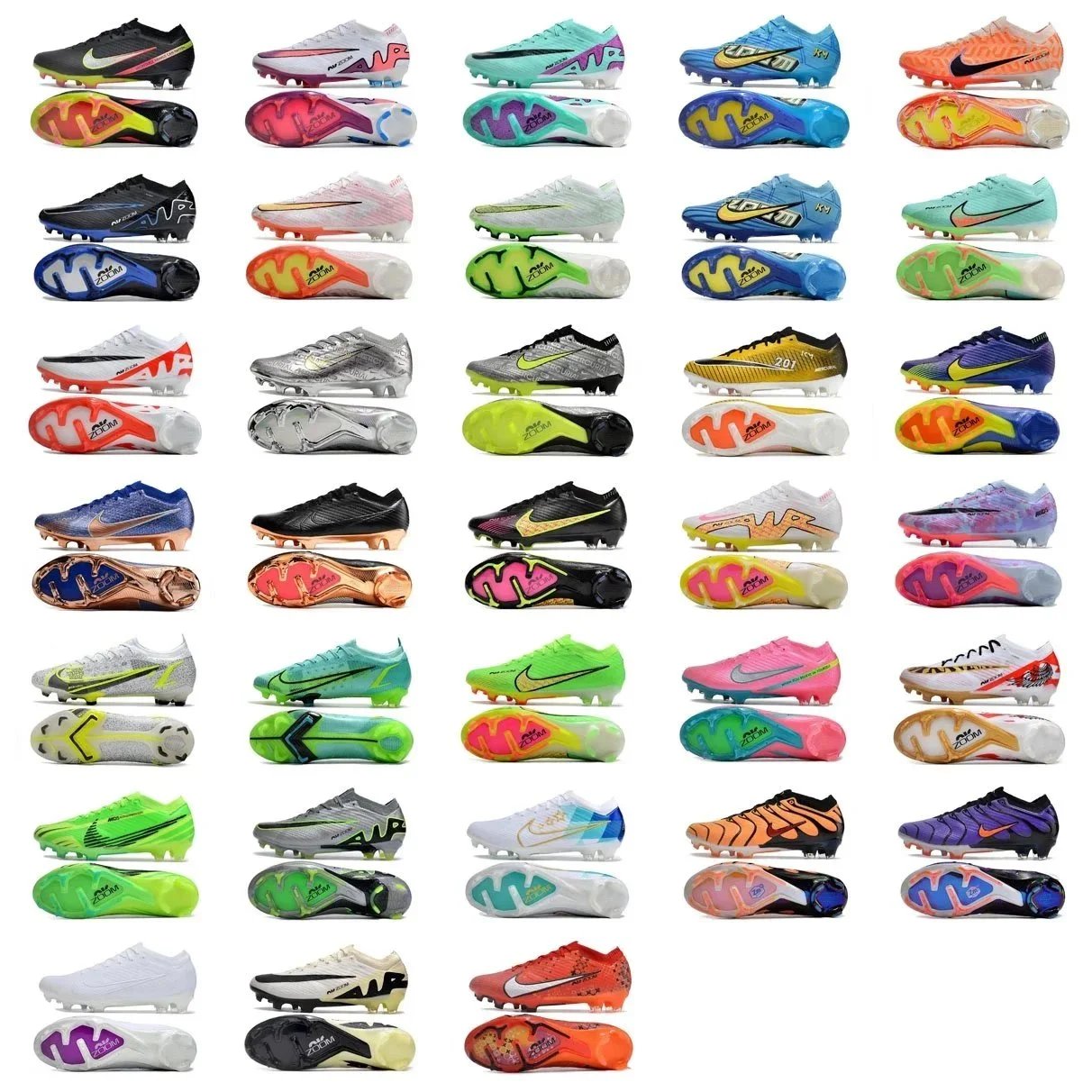 Nike Football Cleats Various Colors and Styles