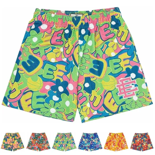 GRA Cloud Gradient Mesh Shorts Multicolor - 8