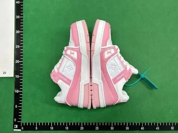 Louis Vuitton Trainer 10 White Mesh Sneakers - 9