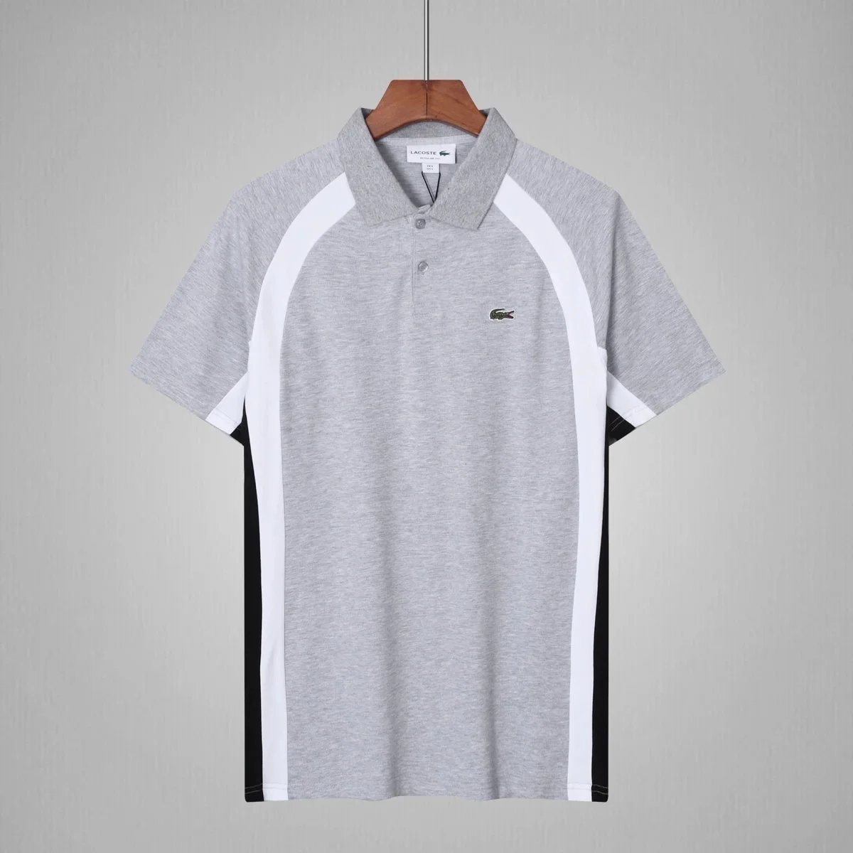 Lacoste Classic Polo White with Black Trim Polo - 6