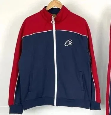 GRA Track Jacket Red and Navy - 1